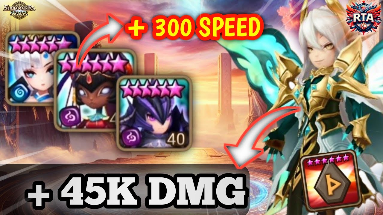 ONE SHOT COMBO with OBERON - Summoners War RTA