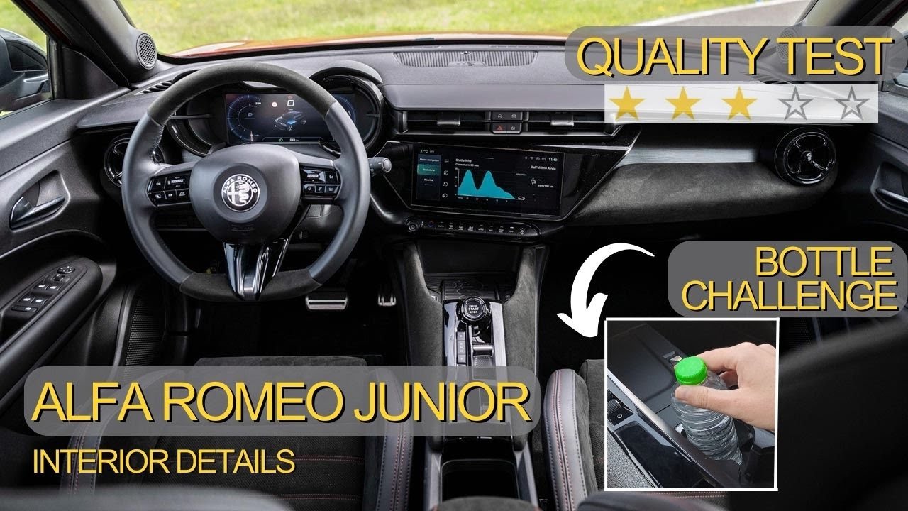 Alfa Romeo Junior Elettrica (2025) | Quality and Practicality Test - 