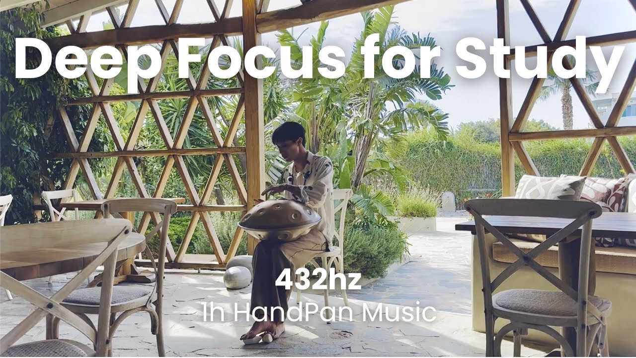 432hz | Handpan Music for Deep Focus, Study & Productivity