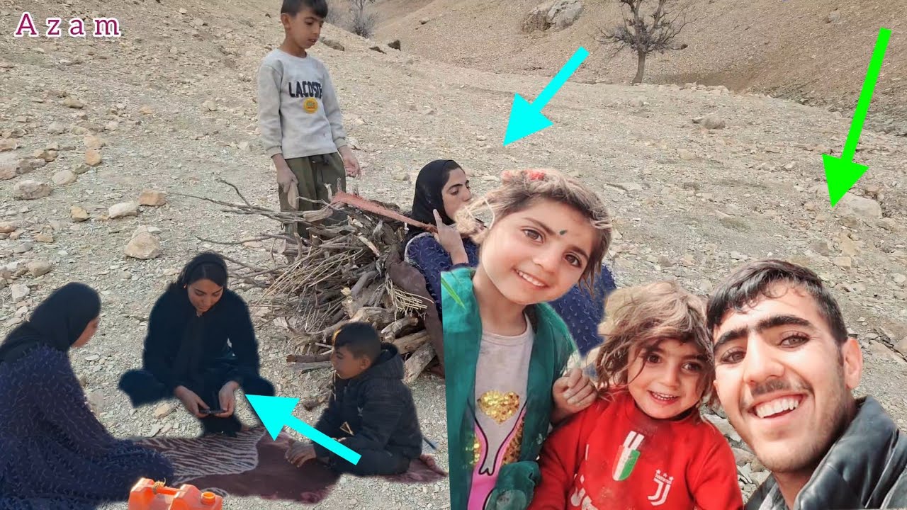 zandegi sokht eshayer yek dokhtar dar kuhostan zandegi mi kand😭😭😭