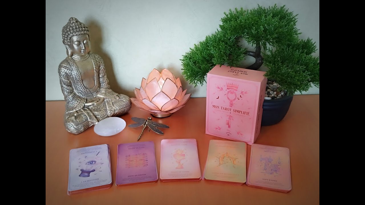 🌸🃏🔮 Mon Tarot simplifié de Lorelène Fantino illustré par Cindy Blanchot