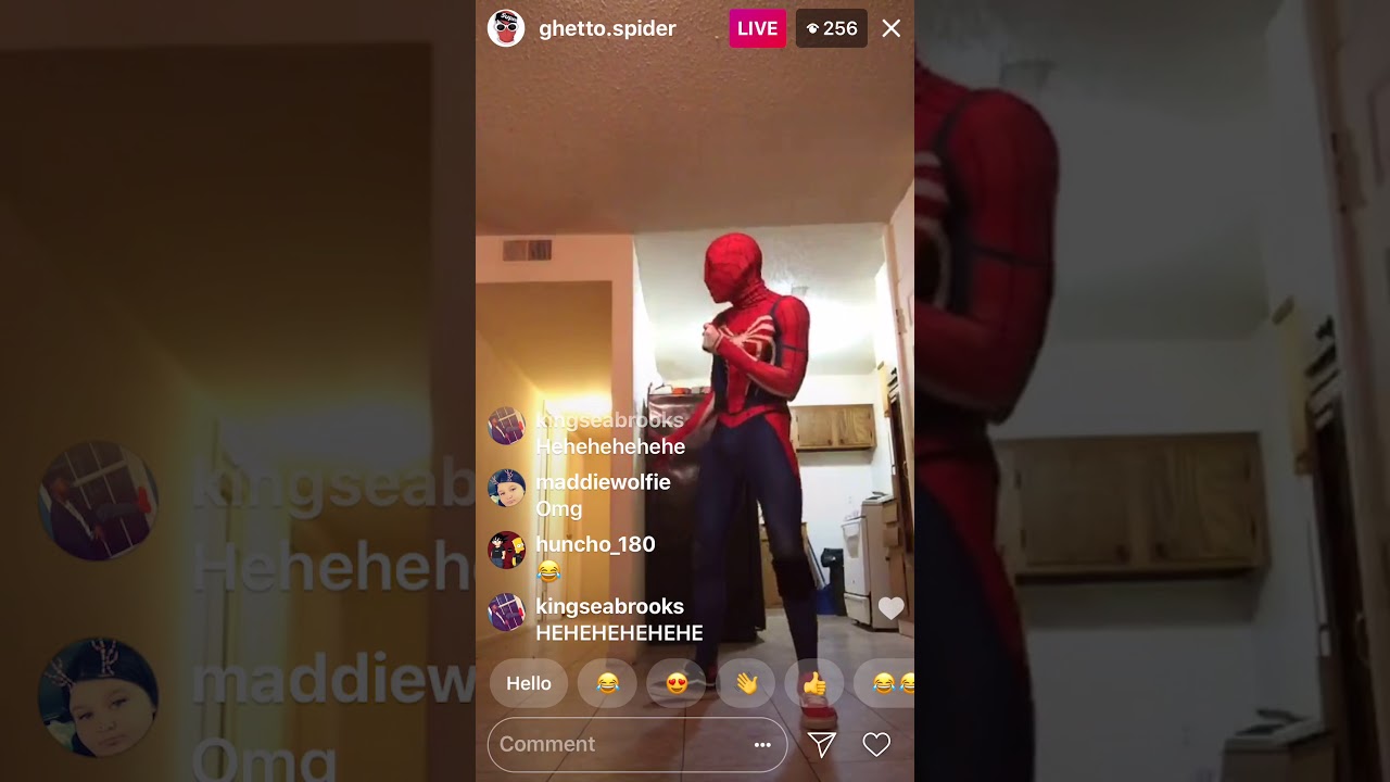 ghetto Spider-Man face reveal