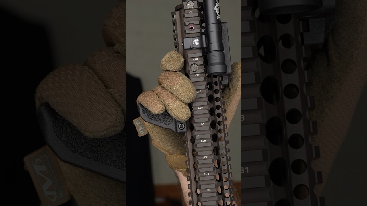 Picatinny Handbrake on M4A1 RIS II