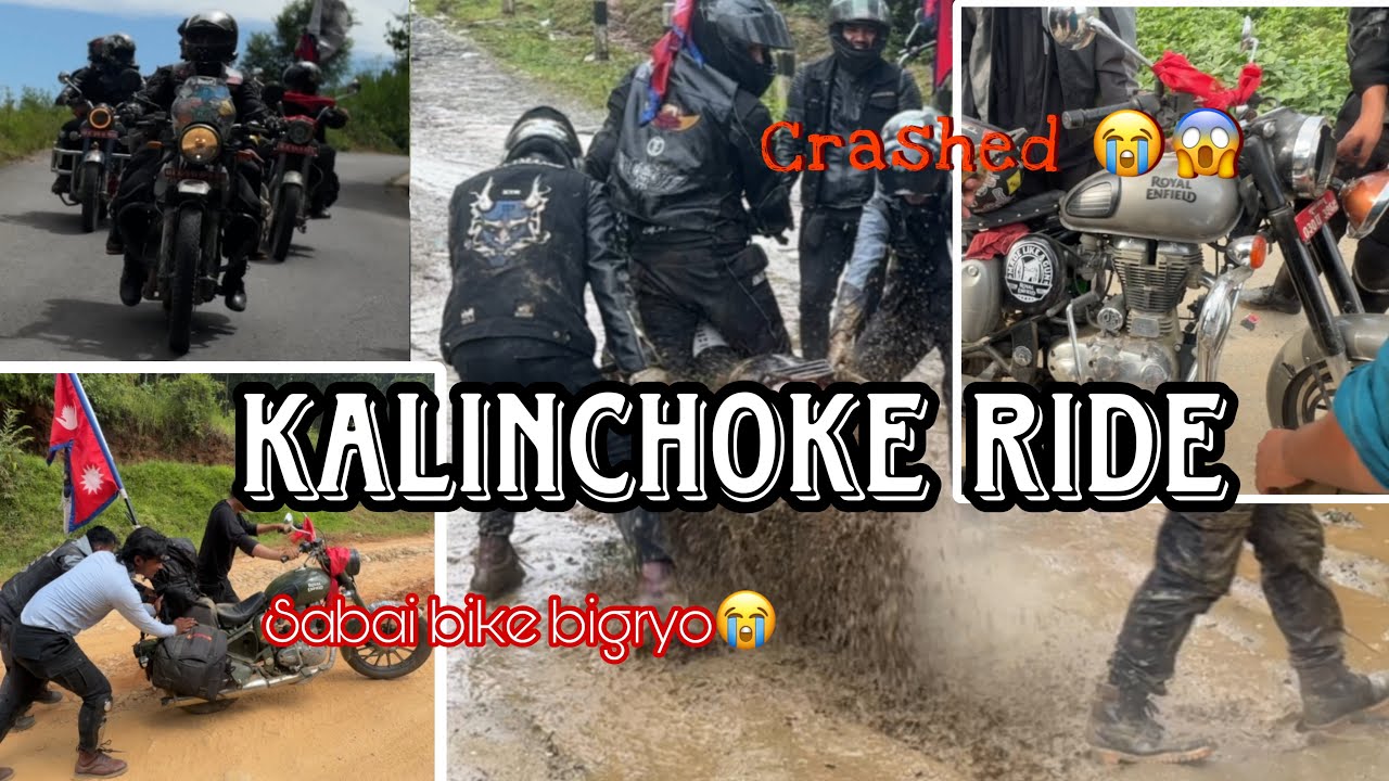 Kalinchowk Ride-Day 1 : KTM-CHARIKOT | All Bikes Got Damaged😭
