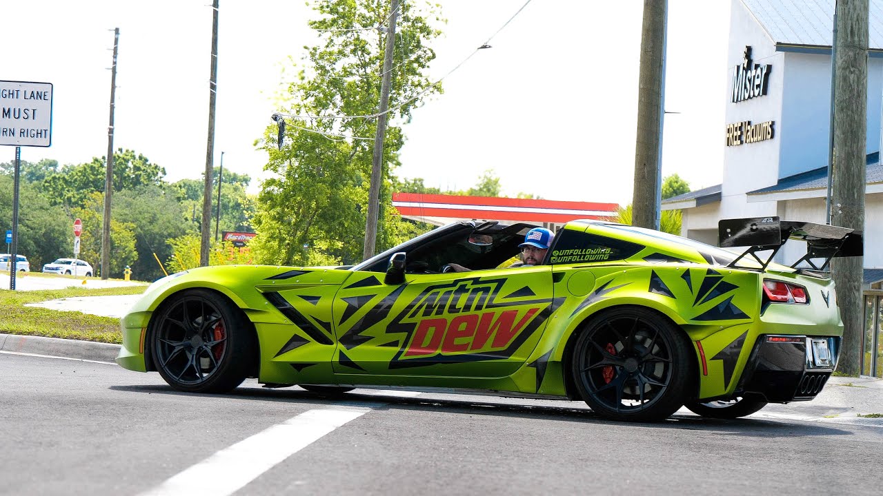 Oviedo Cars & Coffee | Pullout's and Burnouts | June 2024 #carsandcoffee
