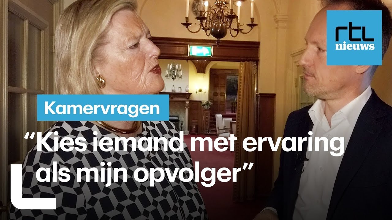 Voorzitter Eerste Kamer: 'Kies iemand met ervaring als mijn opvolger'