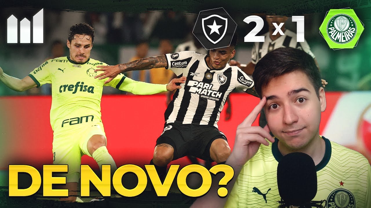 MUITO FRUSTRANTE. Botafogo 2x1 Palmeiras | ANÁLISE PÓS-JOGO