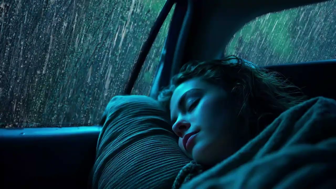 Soothing Rain on Window Sounds for Sleeping – Rain Sleep ASMR to Help Insomnia and Relax