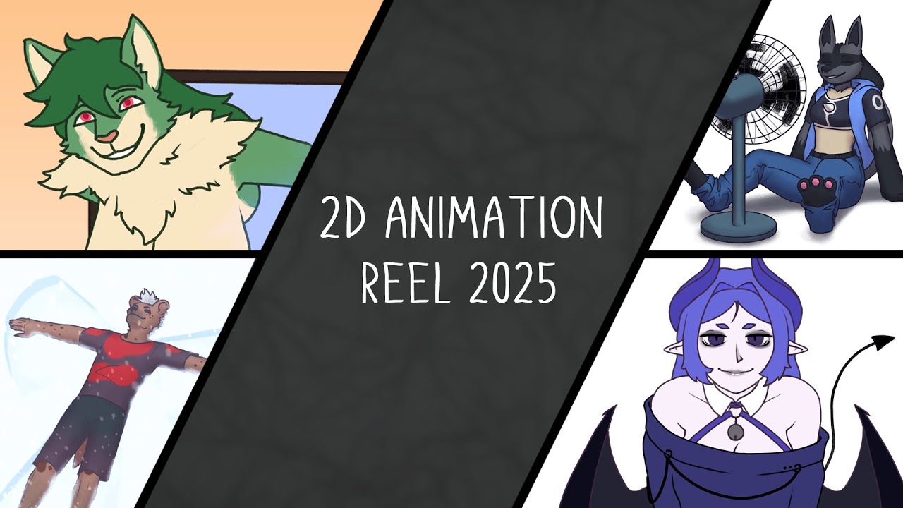2D Animation Reel 2025 (With Other People's OCs)