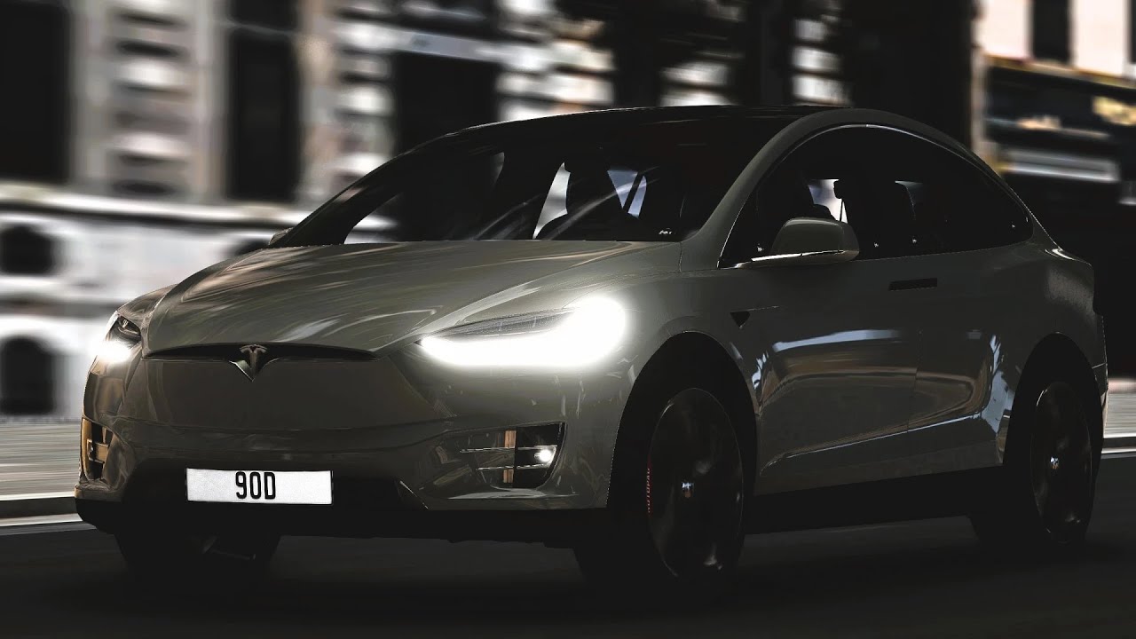 Beamng Drive | Realistic TESLA Model X mod ! [DOWNLOAD]