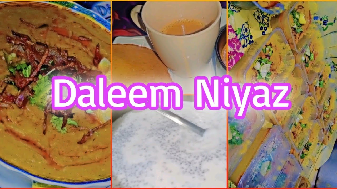 Haleem Niyaz | Sharbat bhi bnaya | Alhumdulillah.