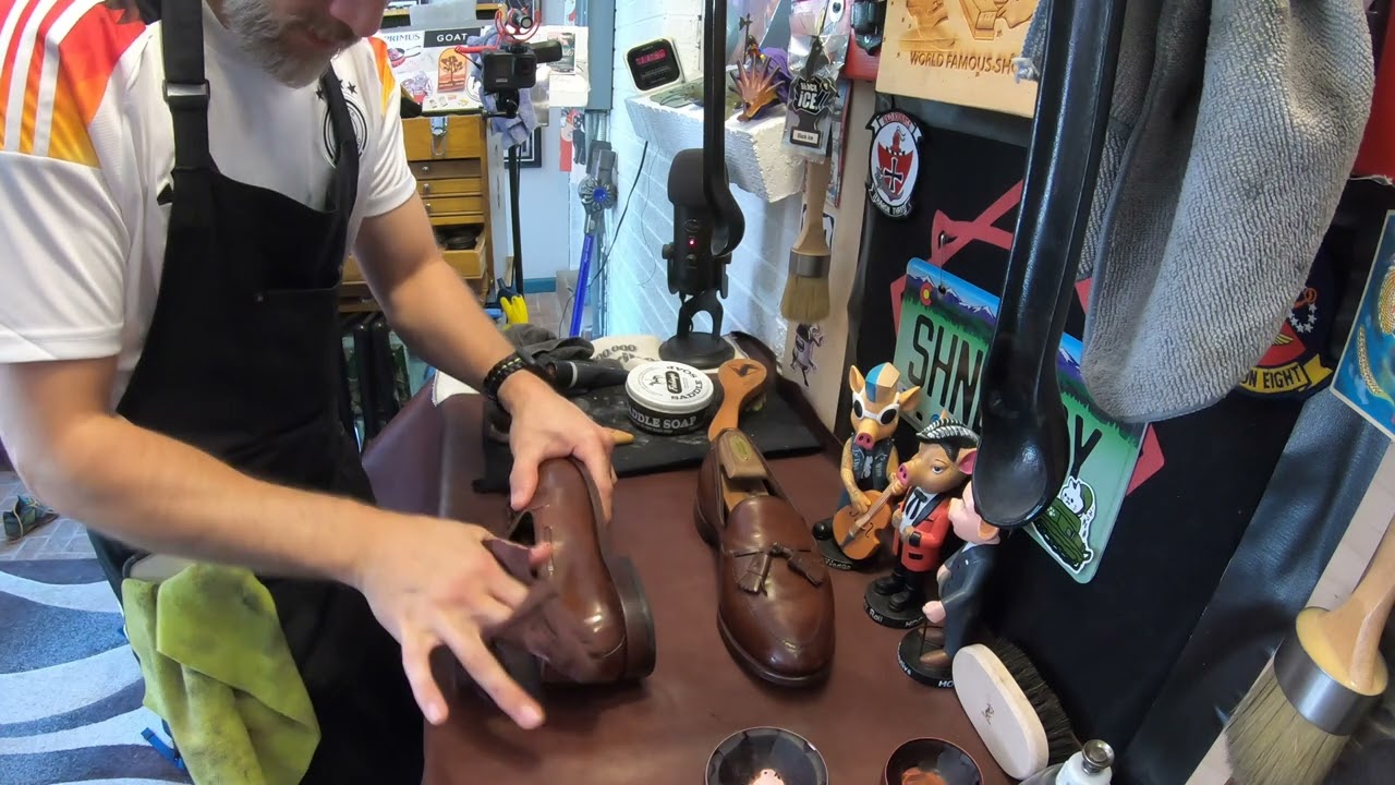 ASMR SHOE SHINE | JASON DORNSTAR 2024 | BOB ROSS OF SHOE SHINE