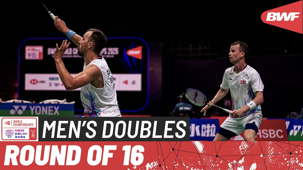 BWF World Championships 2026 | Astrup/Rasmussen (DEN) [16] vs Liang/Wang (CHN) [3] | R16