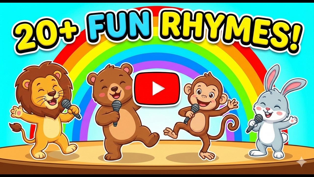 🎶 Top 10 Fun Hindi Nursery Rhymes for Kids | #cartoon