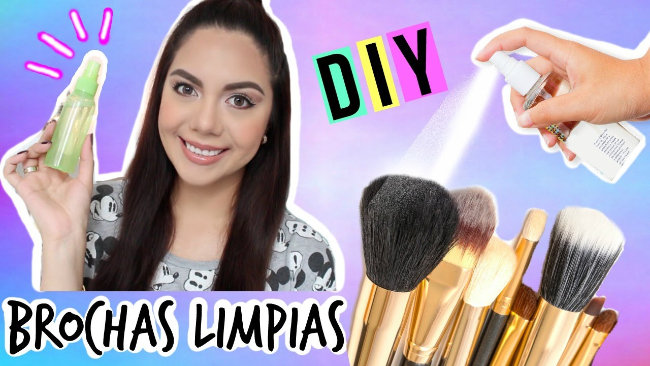 DIY LIMPIADOR DE BROCHAS CASERO (SPRAY) | MARIEBELLECOSMETICS