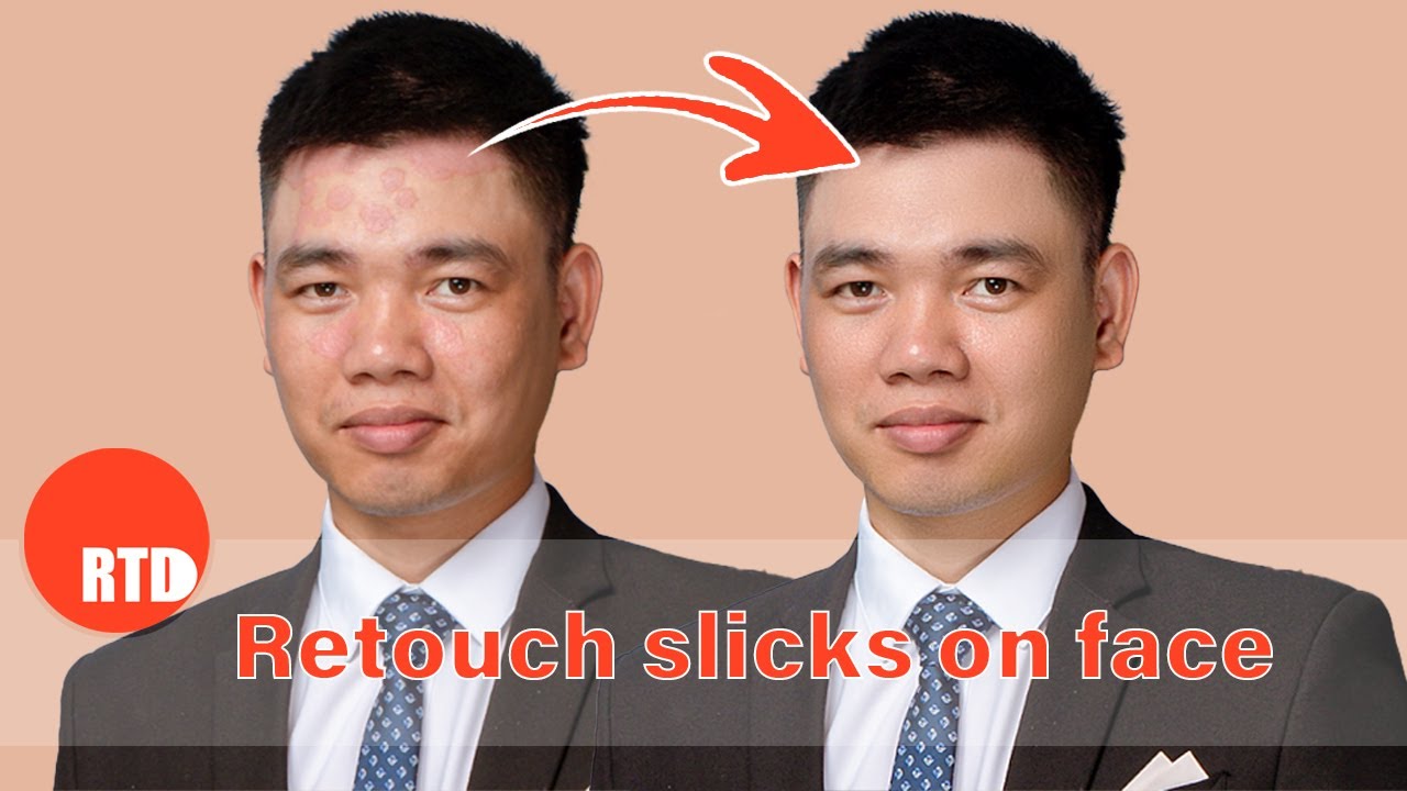 Phương pháp retouch ảnh mặt bị loang màu!