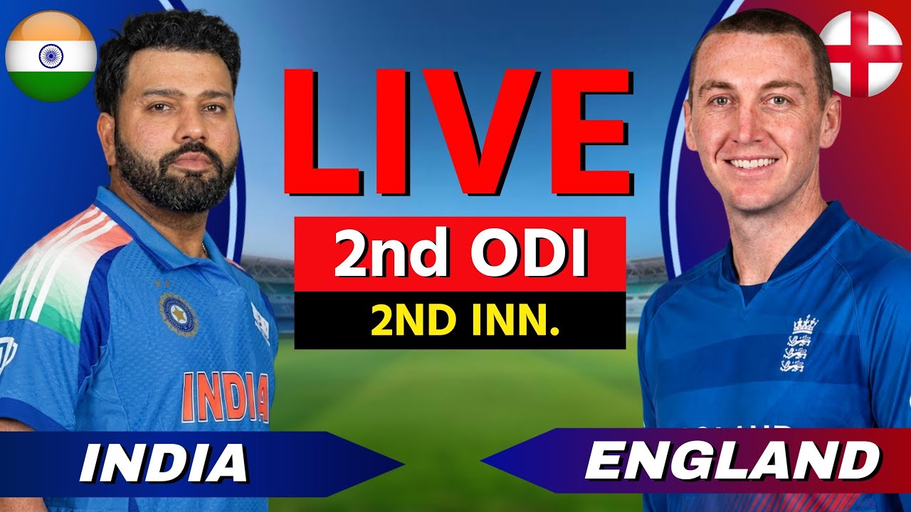 India vs England Live Commentary | Cricket Live Match Today Score, IND vs ENG 2nd ODI, 2nd INNINGS 