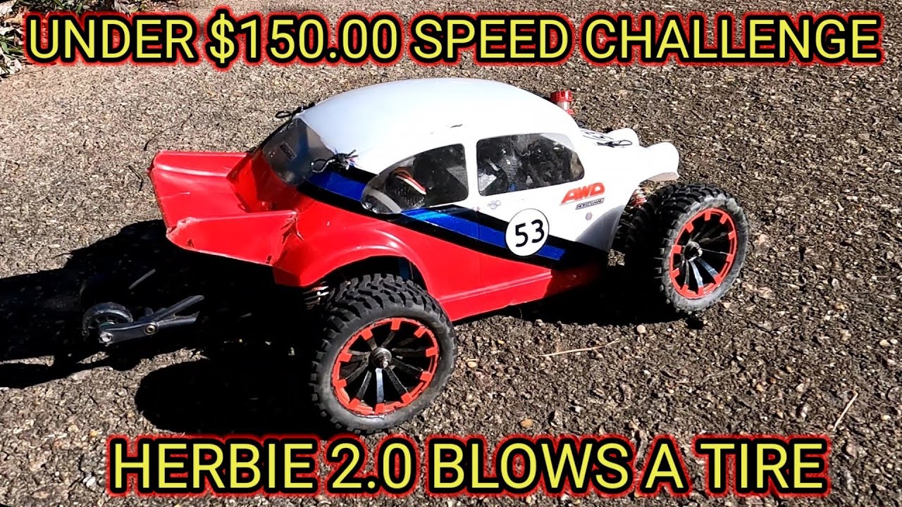 Speed Challenge Epic Fail Herbie Blows A Tire