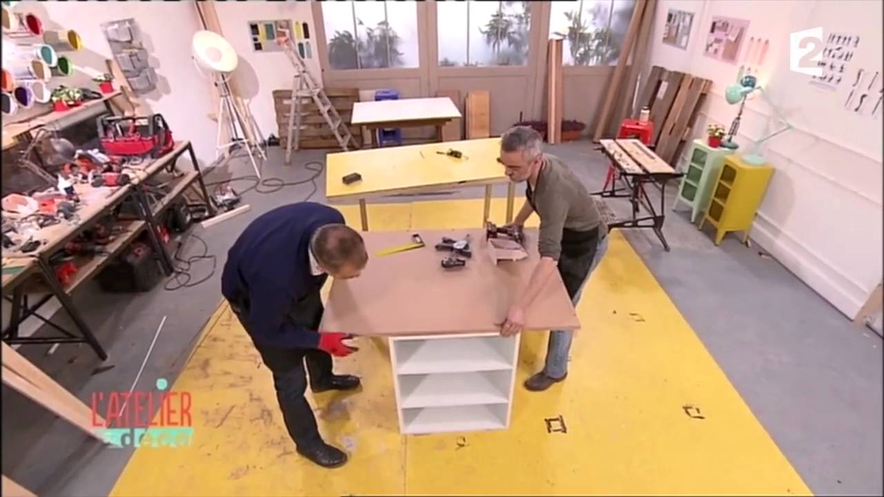 Fabrication d'un ilot central de cuisine