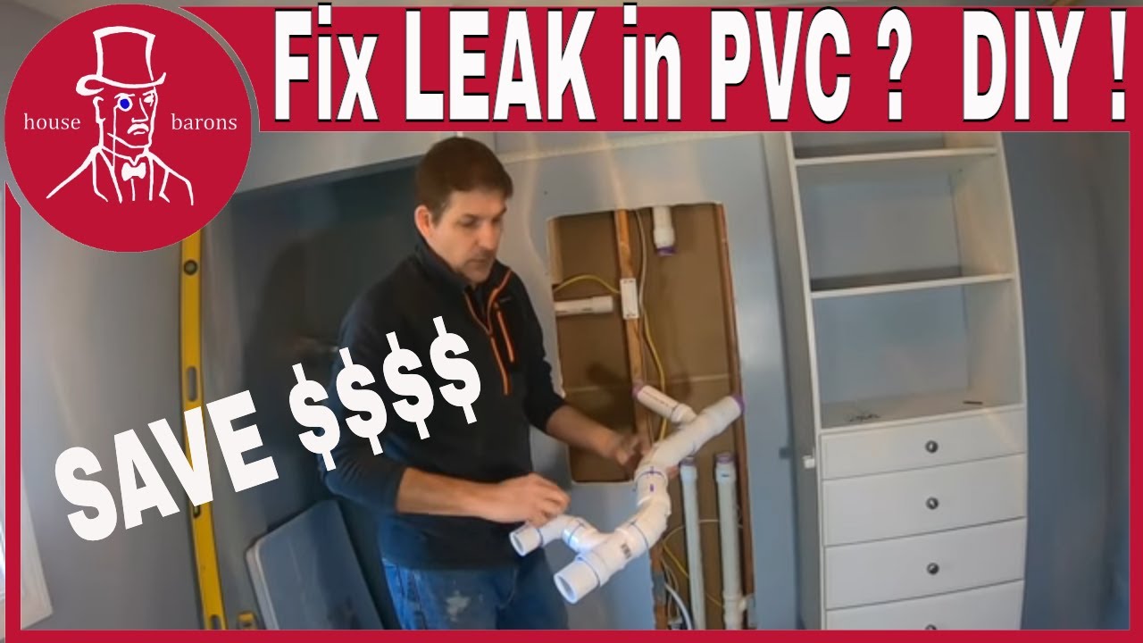 How to Fix a Leak in Pvc Pipe | PVC repair coupling