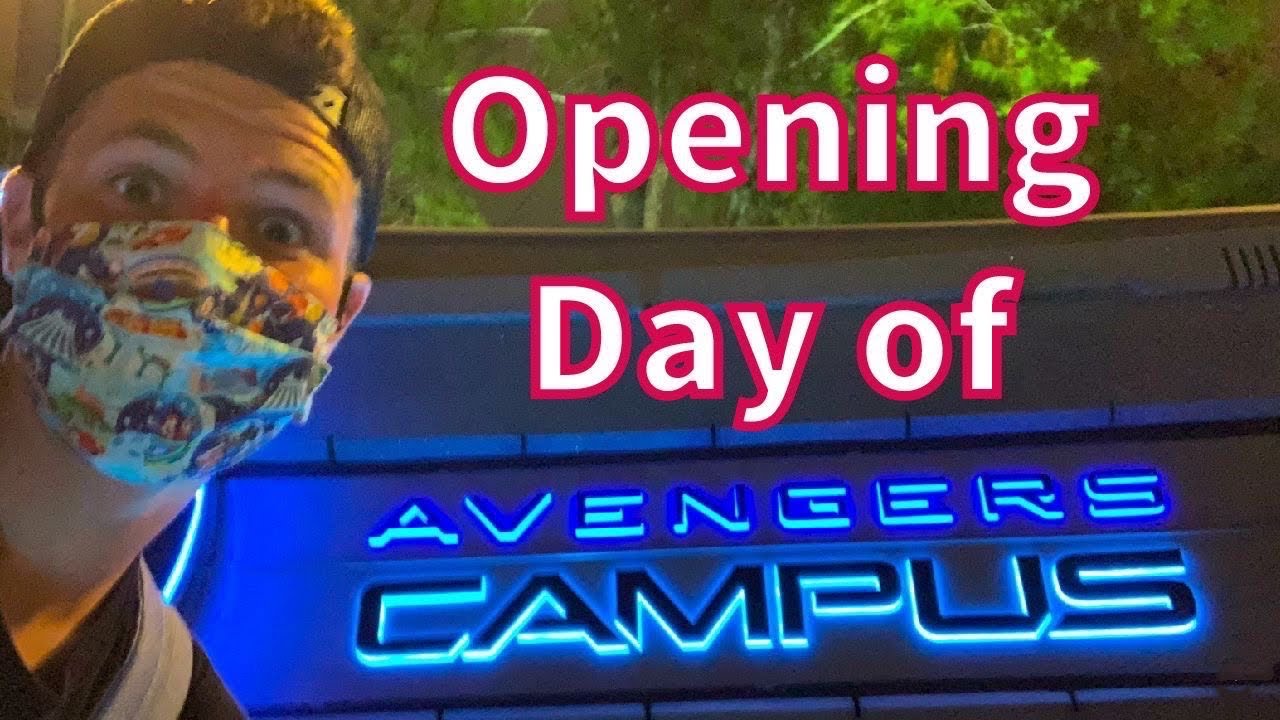 Avengers Campus Opening Day! Crazy Lines + NEW Spider-Man Ride