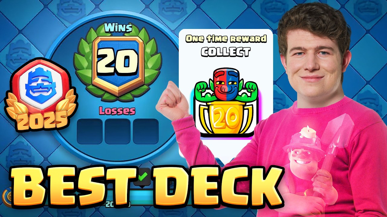 I FOUND THE BEST 20 WIN CHALLENGE DECK IN CLASH ROYALE!