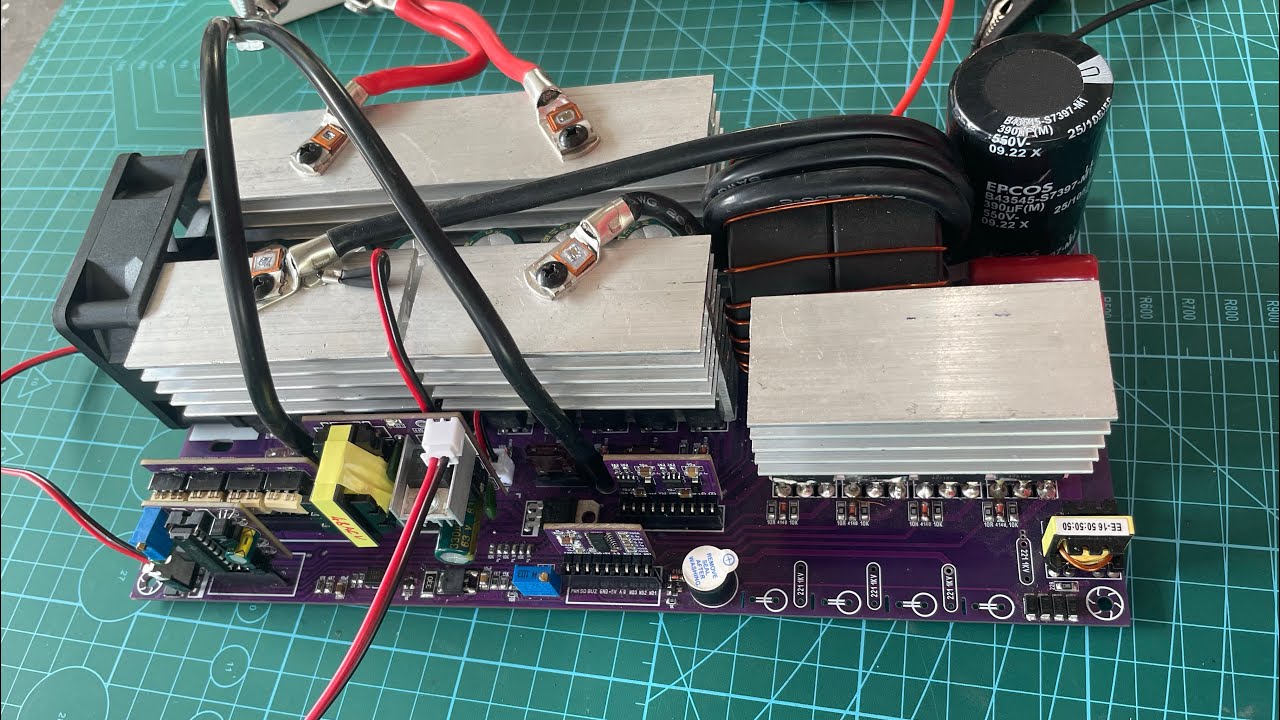 Mạch inverter DC - DC 48v - 400v 4kw