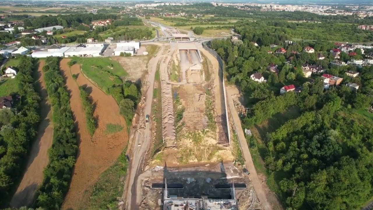 S52   Północna Obwodnica Krakowa lipiec 2024