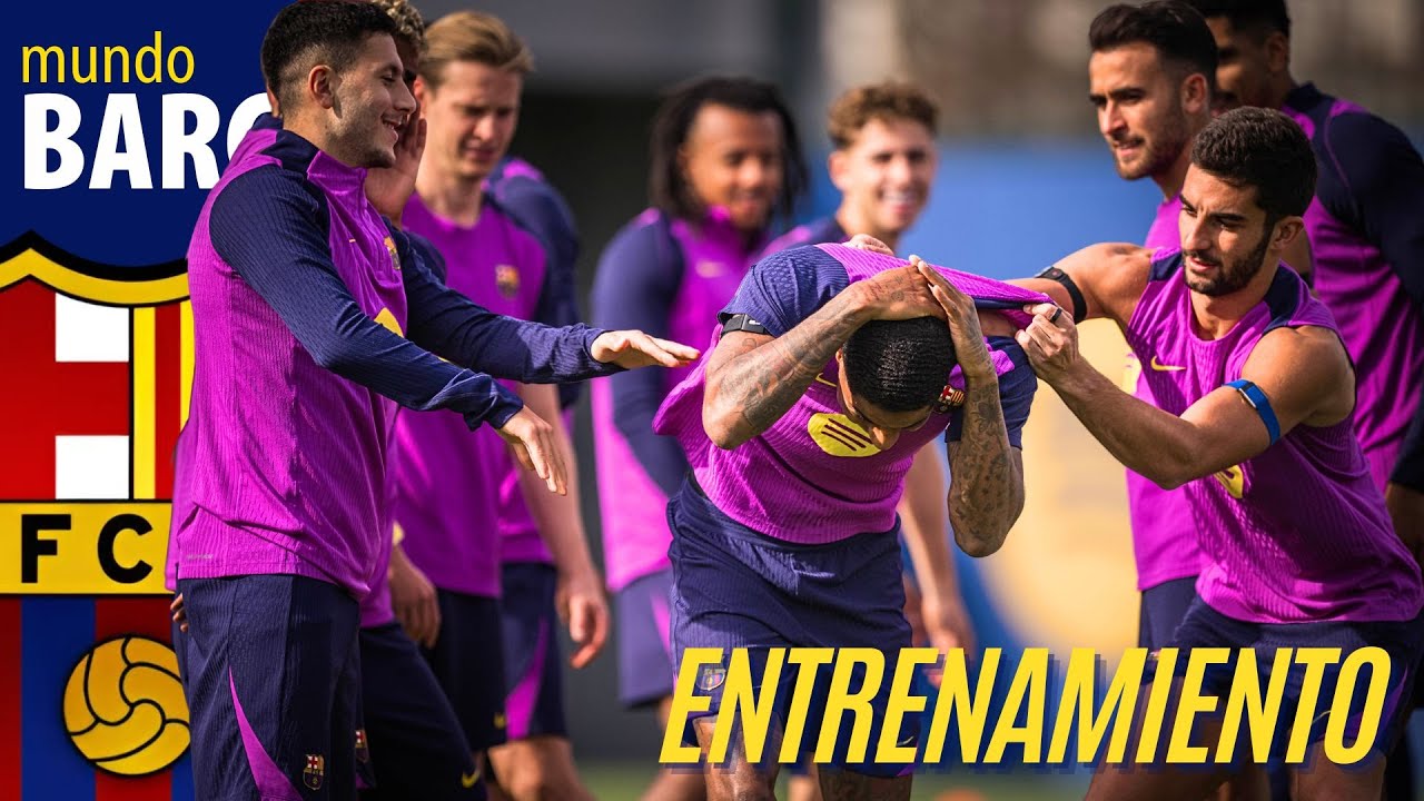 🔥 Último ENTRENAMIENTO del BARÇA con novedades antes del partido ante el ELCHE