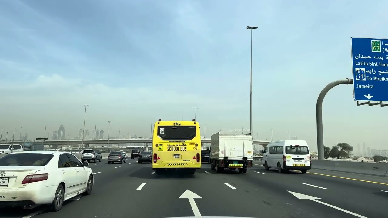 Mudon Geant to Downtown Dubai 🇦🇪 | Relaxing Long Drive | 4K 60FPS 7 February 2026