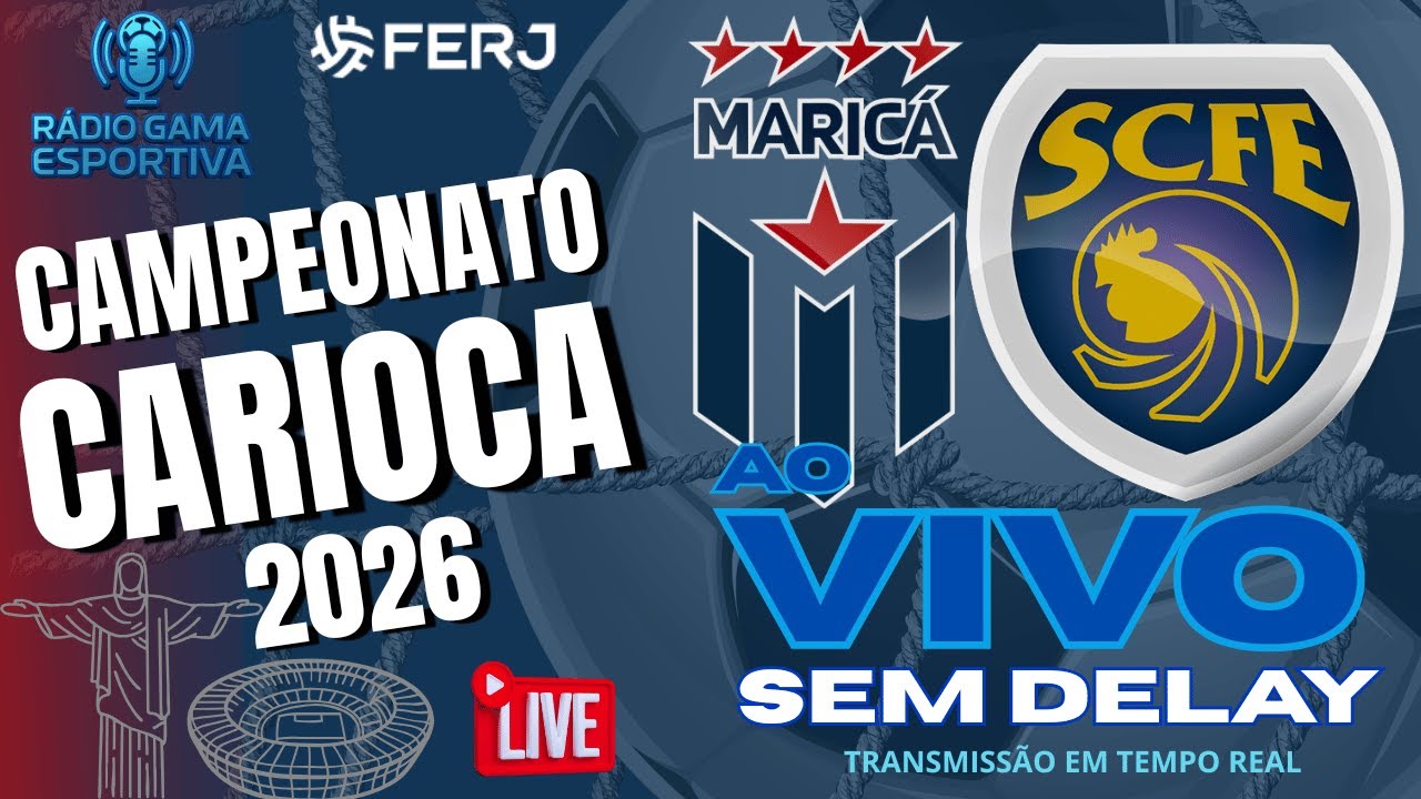 MARICÁ X SAMPAIO CORRÊA - AO VIVO - SEM DELAY - CARIOCA 26 - 4ª RODADA  - 27.01.26