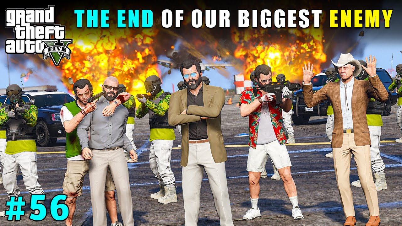 THE END OF MICHAELL'S BIGGEST ENEMY | GTA V GAMEPLAY #56