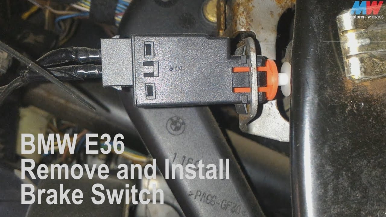 BMW E36 remove and install Brake Switch