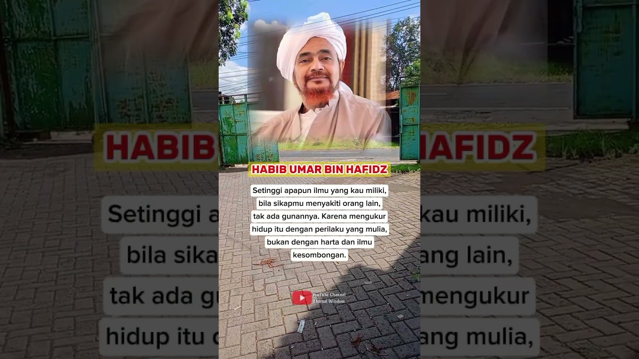 NASEHAT HABIB UMAR BIN HAFIDZ #habibumarbinhafidz #quotes #nasehat