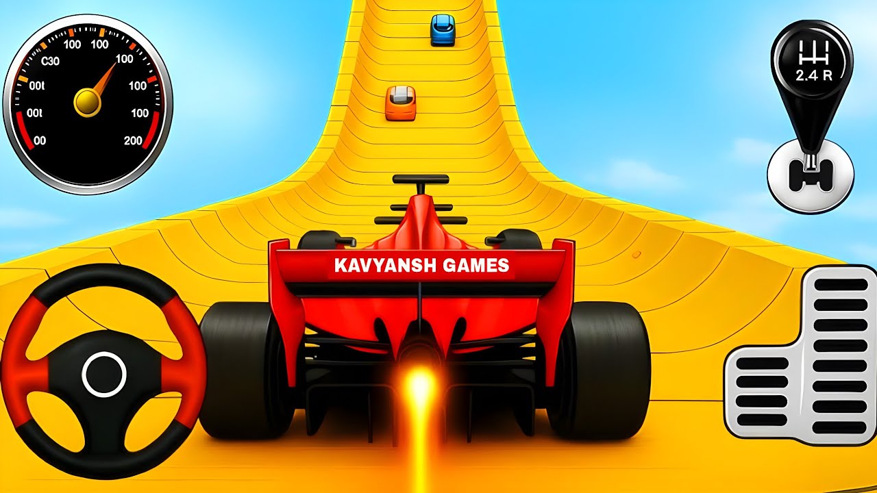 Formula Impossible Mega Ramp Car Racing Game 3D &ndash; Android Gameplay