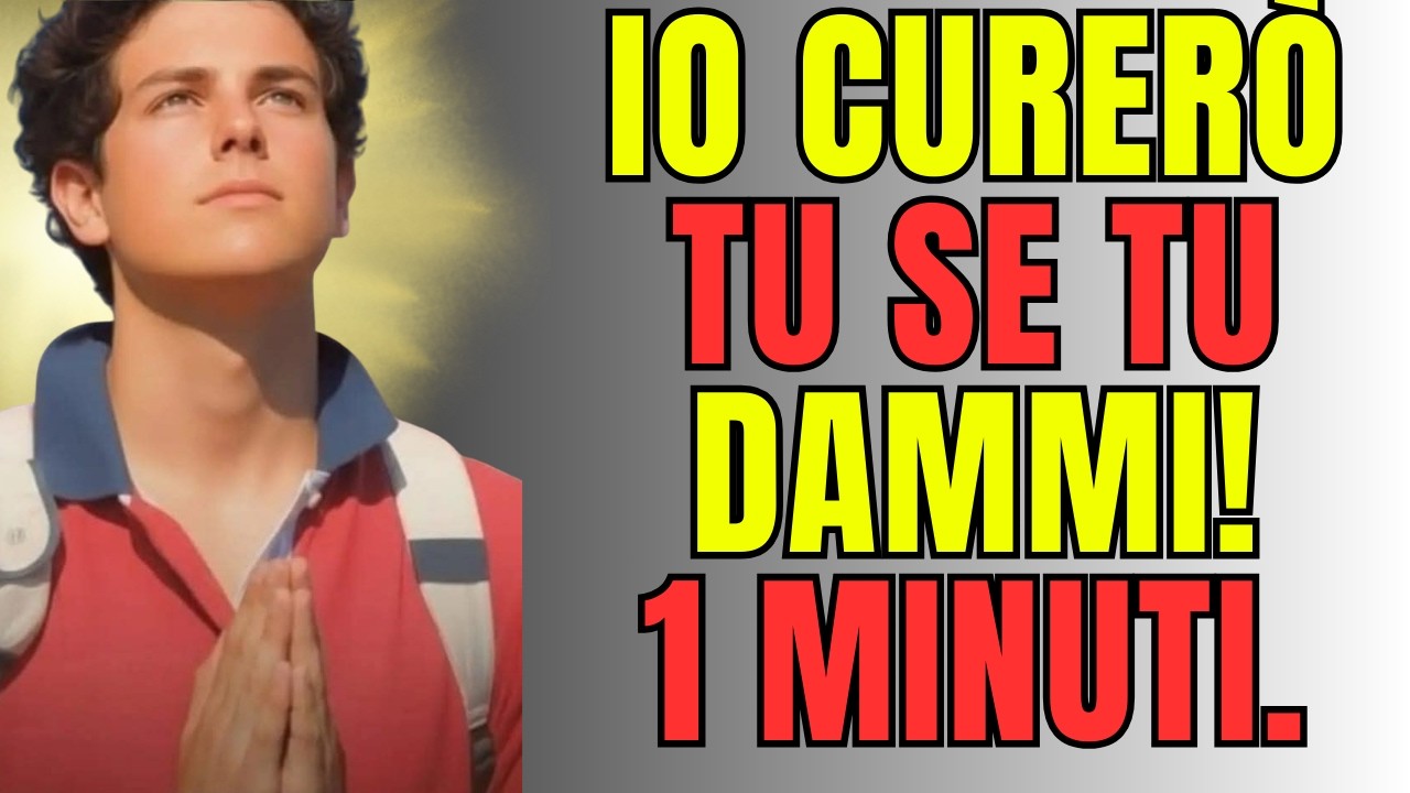 Quasi tutti lo ignoreranno, ma tu no | La Parola di Guarigione [san carlo acutis]