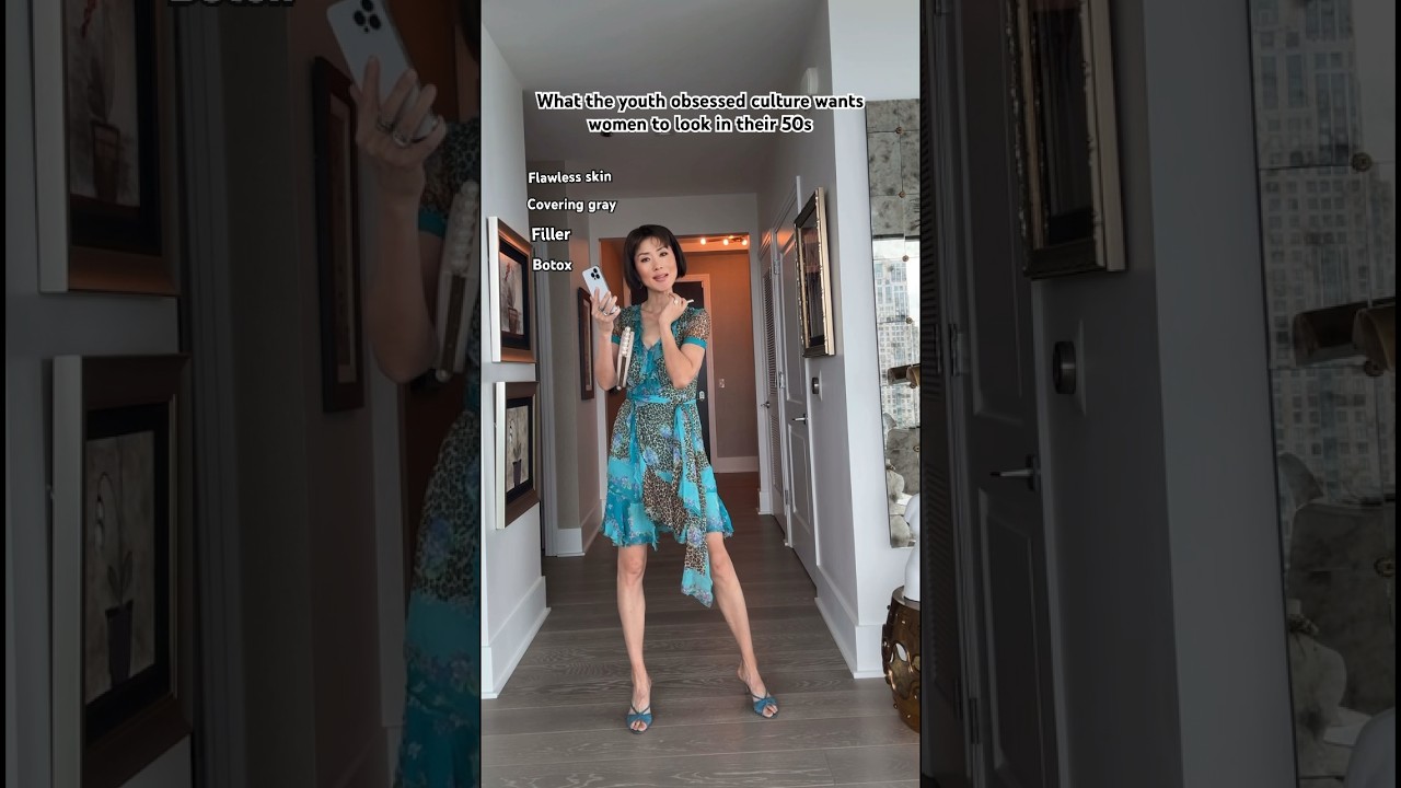 Let&rsquo;s normalize aging ! #agepositive#over50 #aging #style #shortsvideo #fashionstyle