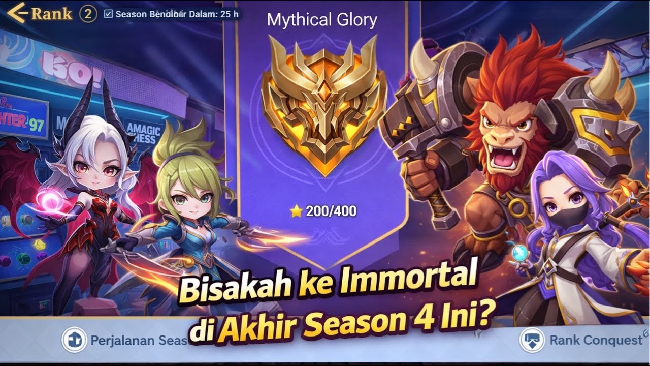 Live 42 | Live 4 Jam Cuma +1 Bintang. Sisa 2 Minggu Lagi Loh, Moonton 🤢 #mcgg #magicchessgogo