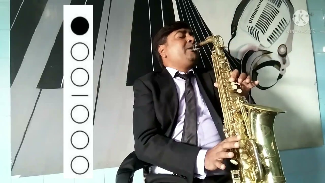 @@How to play song Pal Pal Dil on saxophone? ##सेक्सोफोन पर पल पल गाने का स्थाई कैसे बजाएं?