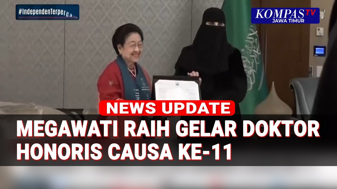Megawati Raih Gelar Doktor HC ke-11, Penghargaan dari Universitas Riyadh