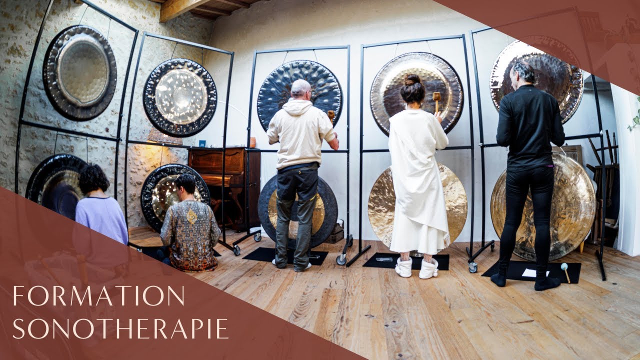 Apprendre la sonothérapie | Formation Gongs | Technique & Bain de Gong