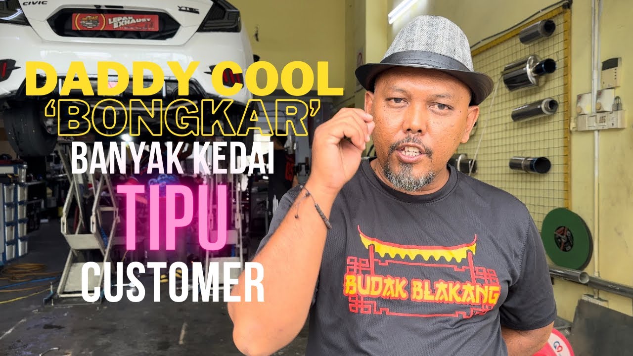 HONDA CIVIC FC 1.5 TURBO | New SS Exhaust Pipe | DADDY COOL Bongkar banyak kedai TIPU Customer