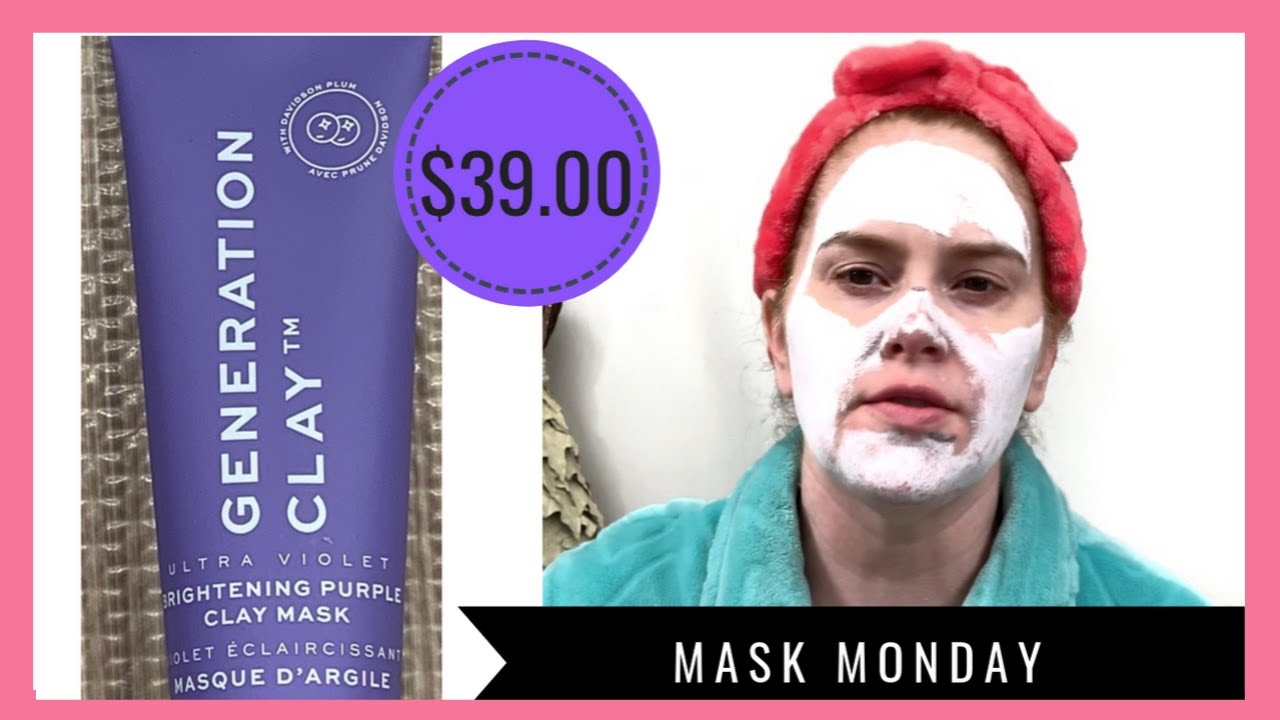 Is The GENERATION CLAY MASK Worth It? $39.00 Purple Brightening Mask