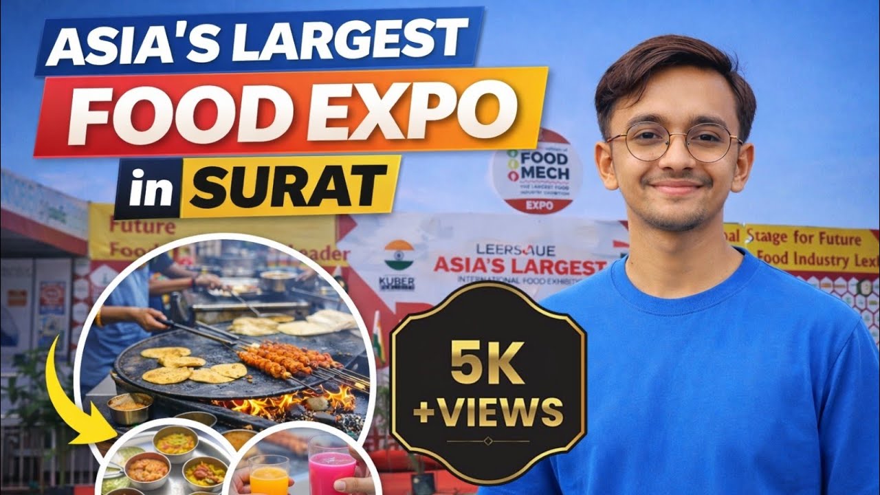 Food Mech Expo 2026 Surat Full Tour Part 1 | Asia's Biggest Food Processing Machinery Exhibition