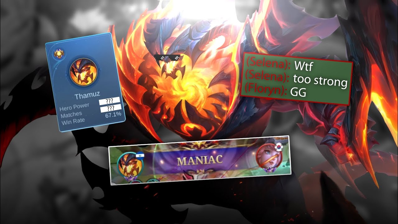 THAMUZ es DEMASIADO FUERTE para ELLOS! 😱🔥 *TOP GLOBAL BUILD* (TRY IT) | Mobile Legends: Bang Bang 