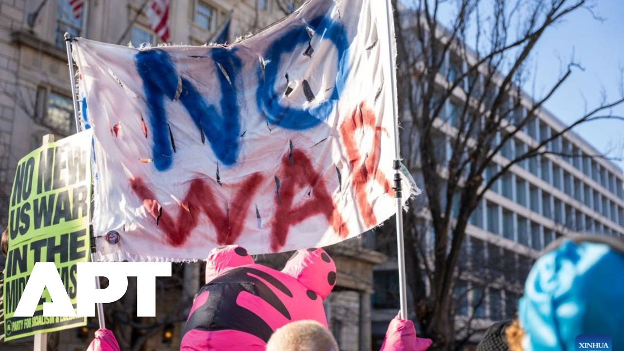 «Трамп думал, что это Венесуэла!» Протестующие в Вашингтоне протестуют против американо-израильск...