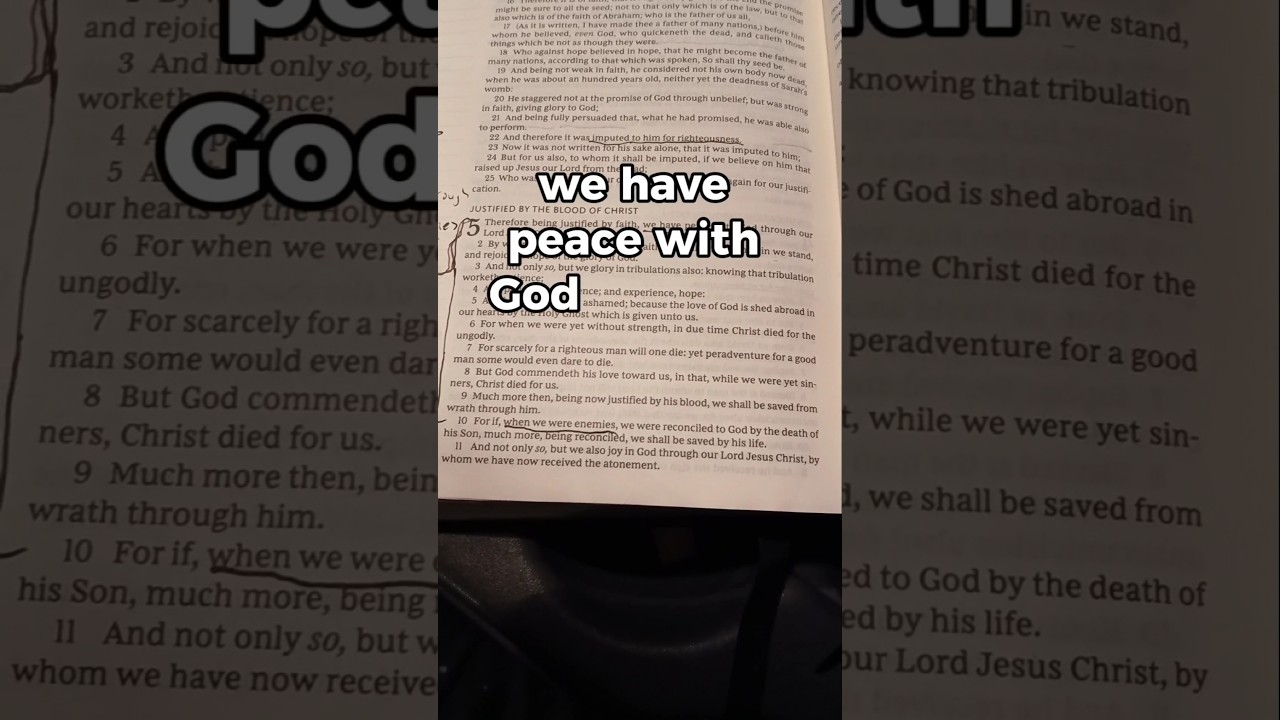 Today's Bible Reading - Romans 5:1-2 #Bible #truth #kjv #romans #faith