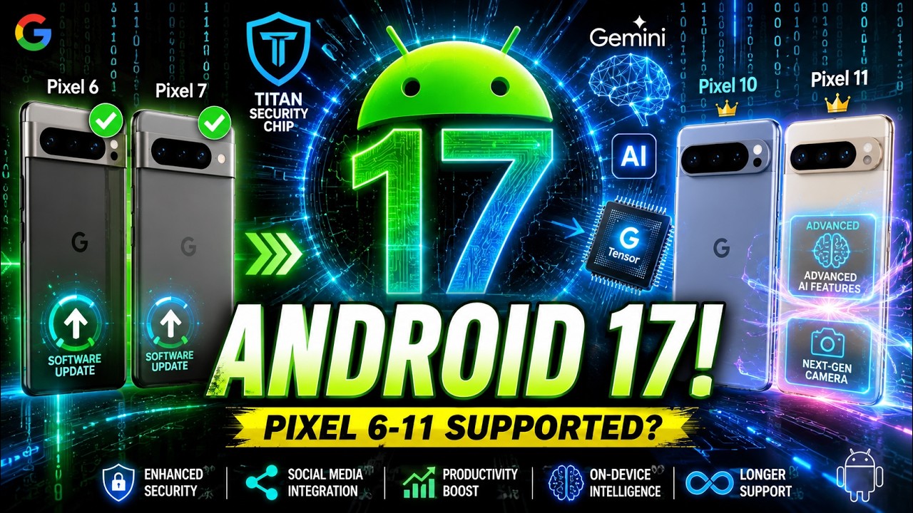 Обновление Android 17: совместимость с Pixel, Tensor AI и основные нововведения | #Android17 |
