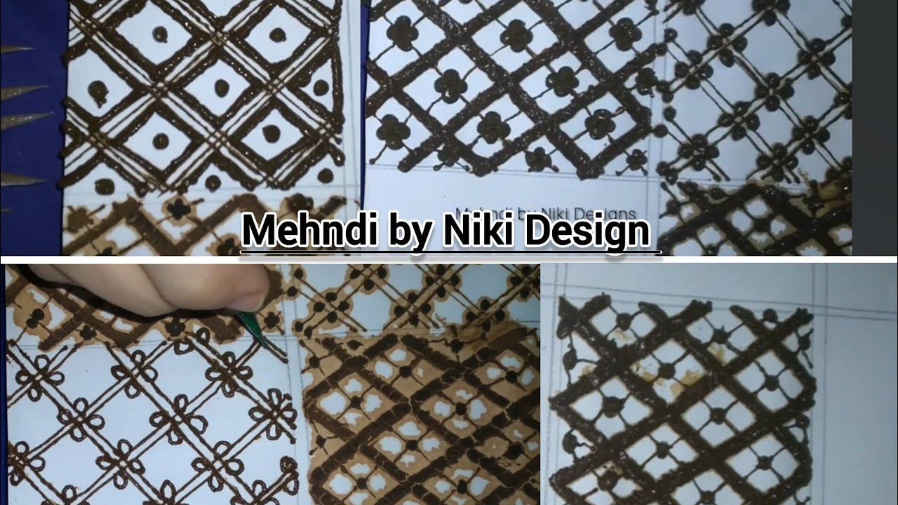 Easy Simple Grid Mehndi Design for Beginners |Mehndi Design for Beginners #mehndi#henna#mehndidesign