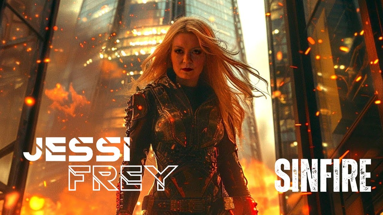 Jessi Frey - Sinfire | Industrial Rock | Industrial Music | AI Music Video